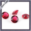 Garnet Round Form Millennium Cut Glas